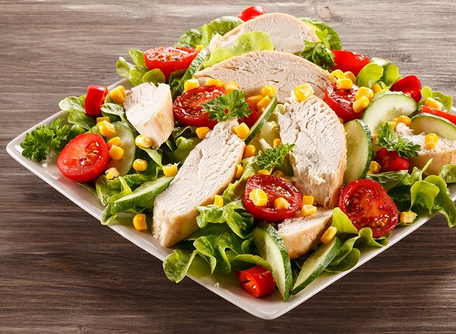 Fast food places Salads are healthy